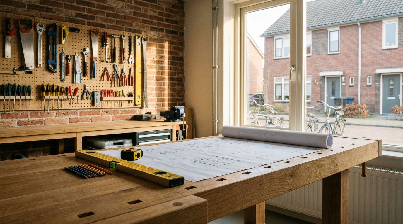 Onderhoud — vakwerkgereedschap