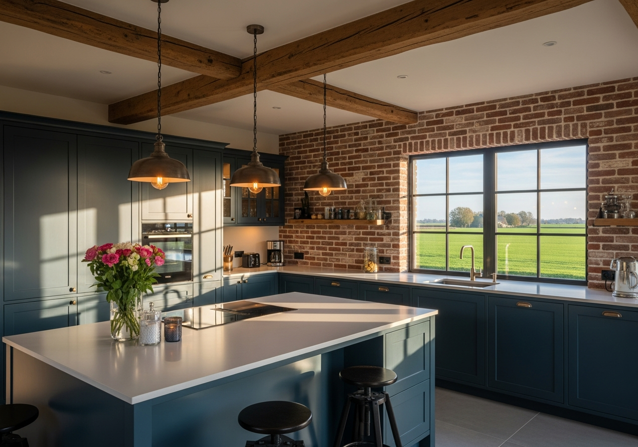 Aanbouw — moderne keuken